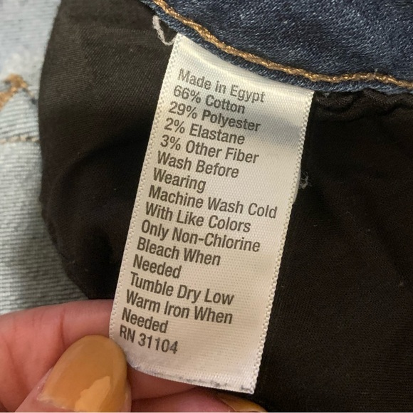 Crown & Ivy dark wash skinny jeans. 5 pocket design. Size 24W. - Picture 5 of 5